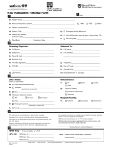 New Hampshire Referral Form