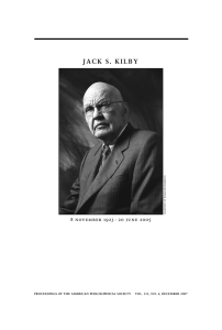 jack s. kilby - American Philosophical Society