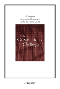 The Complexity Challenge