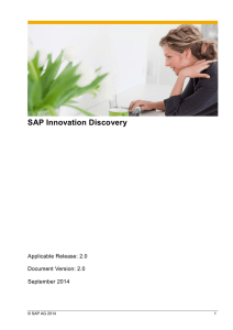 SAP Innovation Discovery