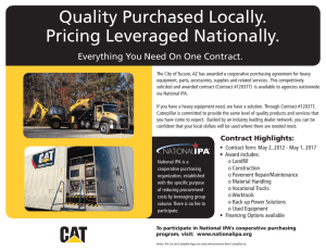 Quality Purchased Locally. Pricing Leveraged Nationally.
