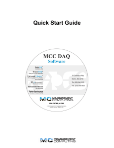 Software for MCC DAQ Devices