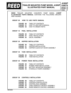 trailer mounted pump model a30hp illustrated part manual a30hp parts