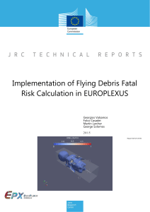 Implementation of Flying Debris Fatal Risk Calculation in
