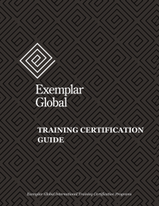 Training Certification Guide