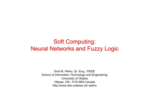 Soft Computing: Neural Networks and Fuzzy Logic