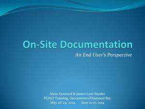 Site Documentation