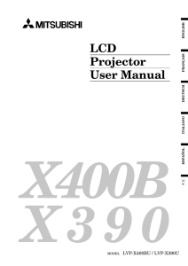 LCD Projector User Manual