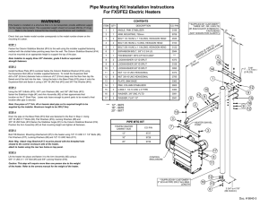 Pipe Mounting Kit Installation Manual for FX5