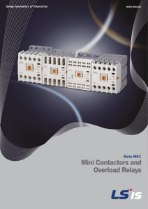 Mini Contactors and Overload Relays