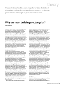 Why are most buildings rectangular?