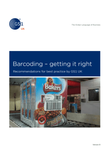 Barcoding – getting it right