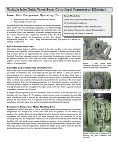 Variable Inlet Guide Vanes Boost Centrifugal Compressor Efficiency