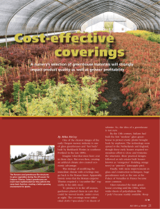 Cost-effective coverings