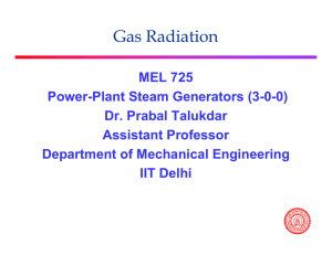 Gas Radiation