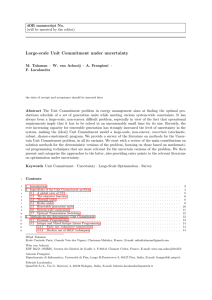 Large-scale Unit Commitment under uncertainty