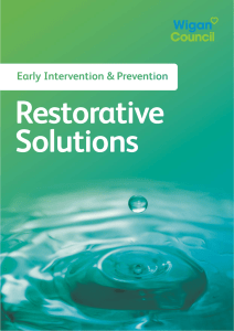 Restorative solutions booklet