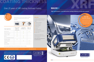coating thickness - Oxford Instruments