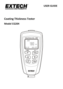 Coating Thickness Tester