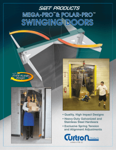 Swing Door Curtron