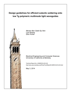 Design guidelines for efficient eutectic soldering onto