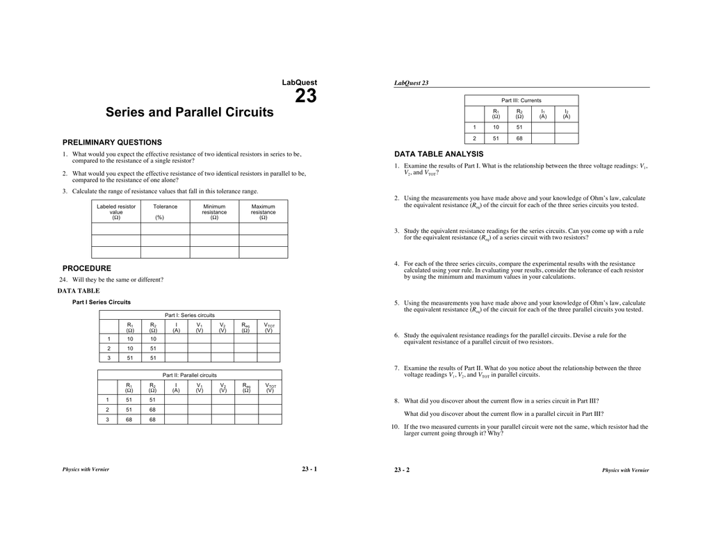 How To Calculate Resistance Series And Parallel Circuits Wiring Diagram