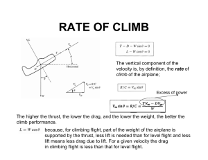 RATE OF CLIMB