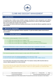 Descent and climb management