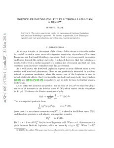 Eigenvalue bounds for the fractional Laplacian: A review