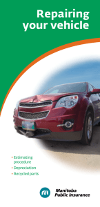 repairing your vehicle - Manitoba Public Insurance