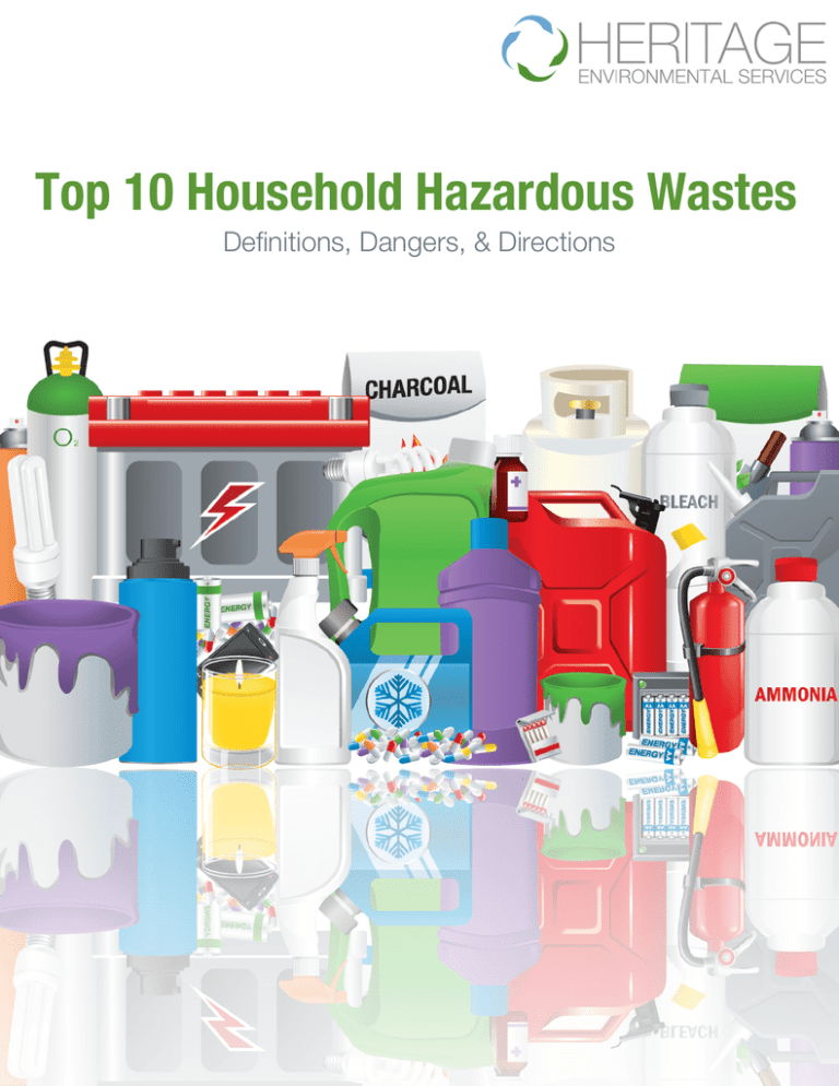 Top 10 Household Hazardous Wastes