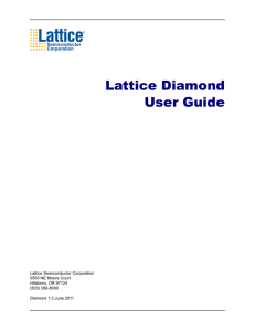 Lattice Diamond User Guide