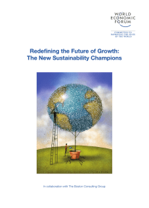 Redefining the Future of Growth: The New Sustainability Champions