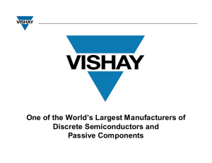 One of the World`s Largest Manufacturers of Discrete