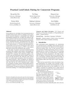 Practical Lock/Unlock Pairing for Concurrent Programs