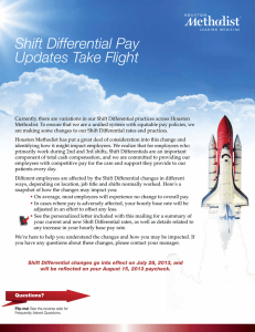 Shift Differential Pay Updates Take Flight