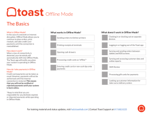 Toast Offline Mode-V6