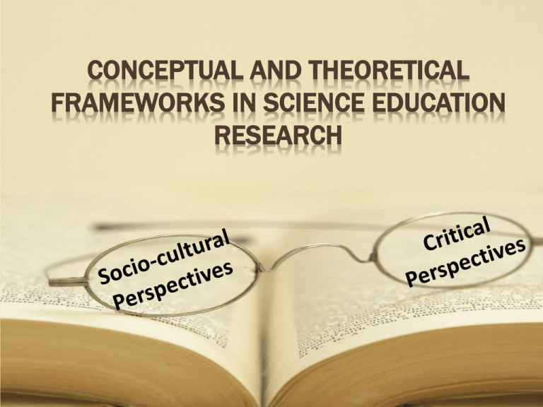 Conceptual And Theoretical Frameworks In Science