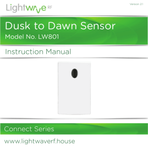 Dusk to Dawn Sensor