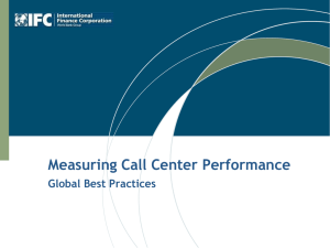 Measuring Call Center Performance