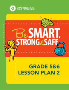 Lesson Two - Be Smart, Strong and Safe!