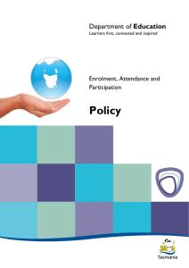 Enrolment, Attendance and Participation Policy