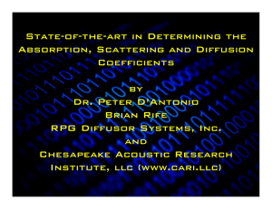 Acoustical Coefficients