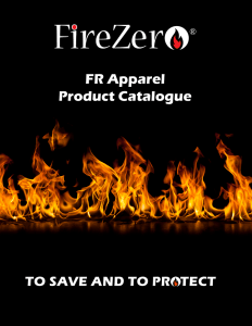 FR Apparel Product Catalogue - FireZero