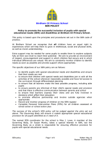 Birdham CE Primary School SEN POLICY