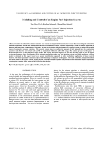 Modeling and Control of an Engine Fuel Injection System