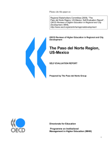 The Paso del Norte Region, US-Mexico