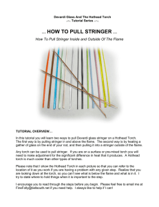 … HOW TO PULL STRINGER …