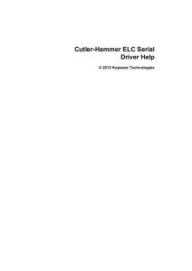 Manual - ELC Serial