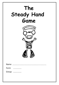 The Steady Hand Game